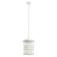 "The Bungalow" Chain Hanging Ceiling Light in a White Finish "The Bungalow" Chain Hanging Ceiling Light in a White Finish