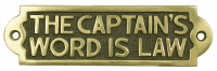 The Captains Word Is Law The Captains Word Is Law
