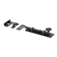 The Classic Straight Window Bolt 4" in a Black Finish The Classic Straight Window Bolt 4" in a Black Finish