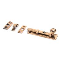 The Classic Straight Window Bolt 4" in a Polished Bronze Finish The Classic Straight Window Bolt 4" in a Polished Bronze Finish