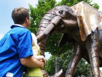 "The Colonel" magnificent iron sculpture of an African elephant