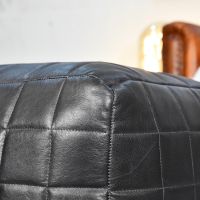 Close-up of the Black Leather