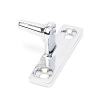 The Cranked Window Peg Rest in Polished Chrome Shown on its Side 