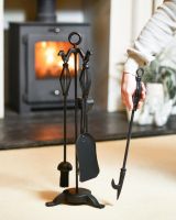 Scale Shot Of "The Dinnington" Black Companion Set Scale Shot Of "The Dinnington" Black Companion Set