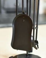 Close Up Of "The Dinnington" Black Companion Set Shovel Close Up Of "The Dinnington" Black Companion Set Shovel