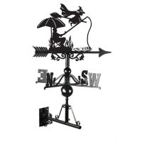 The Fisherman & The Witch Weathervane Mounted