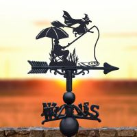 Weathervane with The Fisherman & The Witch Topper in Situ