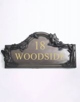 The Flower Fairies House Name Sign on a White Background 