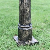 Brushed Gold "Fortis" Bird Bath