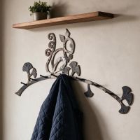 The “Garroway Gardens” Iron Squirrel Coat Rail in a Sunlit Entrance Hallway to a Home - Digital Illustration The “Garroway Gardens” Iron Squirrel Coat Rail in a Sunlit Entrance Hallway to a Home - Digital Illustration