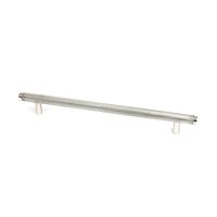 The Large Knurled Cabinet Pull Handle in Polished Stainless Steel Shown Upright on a White Background The Large Knurled Cabinet Pull Handle in Polished Stainless Steel Shown Upright on a White Background