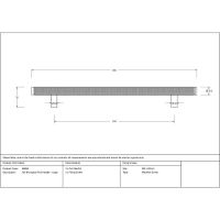 The Large Knurled Cabinet Pull Handle in Polished Stainless Steel Technical Drawings and Dimensions The Large Knurled Cabinet Pull Handle in Polished Stainless Steel Technical Drawings and Dimensions