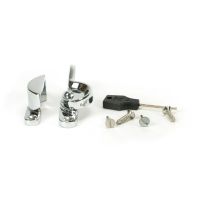The Locking Fitch Sash Window Fastener- Polished Chrome with Components The Locking Fitch Sash Window Fastener- Polished Chrome with Components