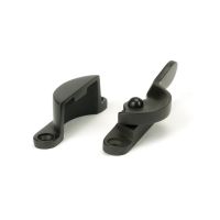 The Locking Fitch Sash Window Fastener - Aged Bronze Shown from the Side The Locking Fitch Sash Window Fastener - Aged Bronze Shown from the Side