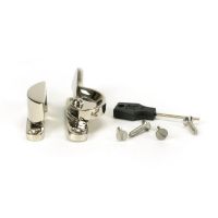 The Locking Fitch Sash Window Fastener - Polished Nickel with Components The Locking Fitch Sash Window Fastener - Polished Nickel with Components