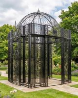 The LUXURY "Royal Alexandria" Wrought Iron Pavilion ai illustration The LUXURY "Royal Alexandria" Wrought Iron Pavilion ai illustration