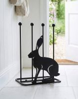The March Hare Welly Boot Rack on a Stone Tiled Cream Coloured Cottage Hallway - Digital Illustration 