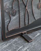 Close Up Of "The Meadow" Antique Fire Guard Feet Close Up Of "The Meadow" Antique Fire Guard Feet