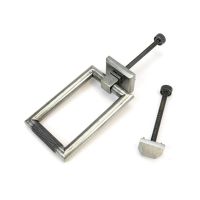 The Pewter Modern Knurled Rectangular Door Knocker with Bolts The Pewter Modern Knurled Rectangular Door Knocker with Bolts