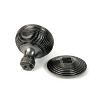 The Pewter Traditional Beehive Centre Door Knob Shown from Behind