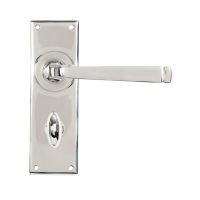 The Polished Stainless Steel Sleek Architectural Privacy Suite Bathroom Lever Handles The Polished Stainless Steel Sleek Architectural Privacy Suite Bathroom Lever Handles