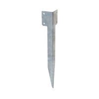 The Pre galvanised Railway Sleeper Corner Spikes - Single on a White Background
