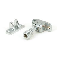 The Radiused Beehive Brighton Sash Window Fastener in Polished Chrome on a White Background on a White Background The Radiused Beehive Brighton Sash Window Fastener in Polished Chrome on a White Background on a White Background