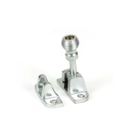 The Radiused Beehive Brighton Sash Window Fastener in Satin Chrome Shown Upright The Radiused Beehive Brighton Sash Window Fastener in Satin Chrome Shown Upright