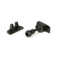 The Radiused Rounded Brighton Sash Window Fastener in Aged Bronze on a White Background The Radiused Rounded Brighton Sash Window Fastener in Aged Bronze on a White Background