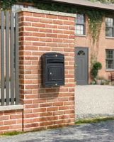 The Sheffield Telescopic Post Box installed in a new home