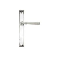 The Slimline Smooth Lever Espagnolette Door Latch in Polished Chrome on a White Background The Slimline Smooth Lever Espagnolette Door Latch in Polished Chrome on a White Background