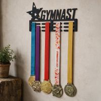 The Star Gymnast Sports Medal Holder Pictured on a Sunlit Wall in a Country Home - Digital Illustration The Star Gymnast Sports Medal Holder Pictured on a Sunlit Wall in a Country Home - Digital Illustration