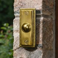 The "Torvale" Court Period Bell Push on a Stone Wall on the Front of a Country Cottage - Digital Illustration The "Torvale" Court Period Bell Push on a Stone Wall on the Front of a Country Cottage - Digital Illustration