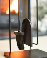 Close Up Of "The Turville" Three Piece Companion Set Tools In Situ