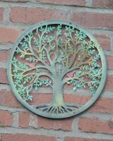 The Verdant Chorus Silhouette Garden Wall Art mounted on brick wall The Verdant Chorus Silhouette Garden Wall Art mounted on brick wall