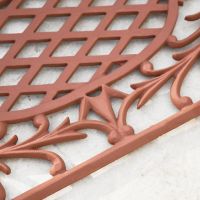 Close-up of the Rustic Finish on the "Thistledown" Rectangle Doormat 