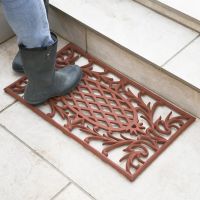 "Thistledown" Rectangle Doormat to Scale