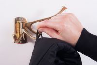 3 Prong Brass "Swivel" Hook