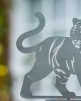 Tiger Artistic Plant Pot Spike - Set of Two close up of tail