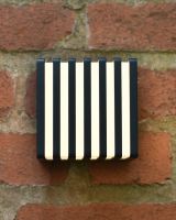 Front view of garden wall light