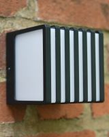 Side view of garden wall light