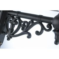 Close-up of the Ornate Scroll Work on the Capella Bracket