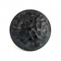 Top of 40mm Beeswax Hammered Iron Cabinet Knob