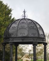 Top of Black Iron Gazebo 