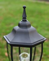 Close up Of Top Finial On Light