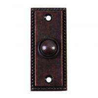 "Torvale" Burnished Copper Court Period Bell Push 