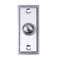 "Torvale" Satin Chrome Court Period Bell Push "Torvale" Satin Chrome Court Period Bell Push