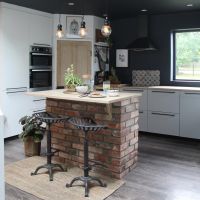 Iron Tractor Seat In Situ at the Breakfast Bar
