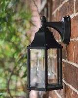 Traditional Hexagonal Wall Light Side View