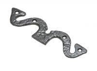 Traditional Antique Black Malleable Iron False Hinge Front